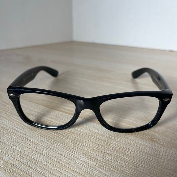 Ray-Ban RB2132 New Wayfarer 901 Sunglasses Black FRAME ONLY 52-18-145 Italy - Picture 2 of 10